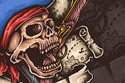 Pirate Skull, an Illustration by TSV Art Collective (Thumbnail 1 of 3)