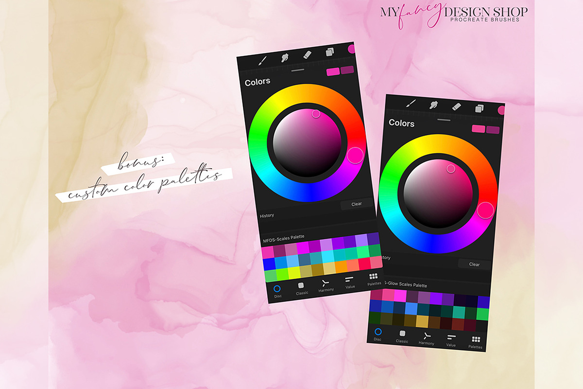Procreate Scales Texture Brush Set, a Brush Add-On by My Fancy Design Shop (Photo 4 of 9)