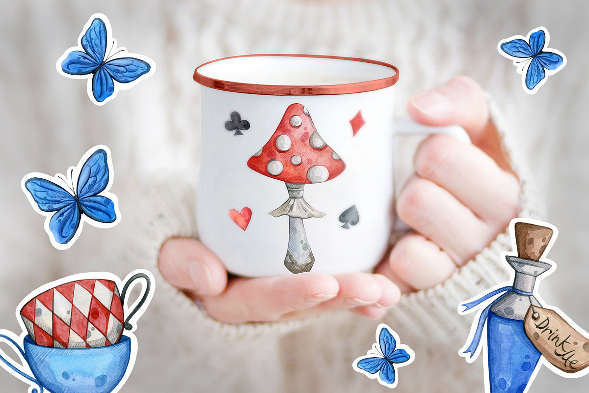 Wonderland collection | 37 elements, an Animal Illustration by Aquarellka (Photo 3 of 6)