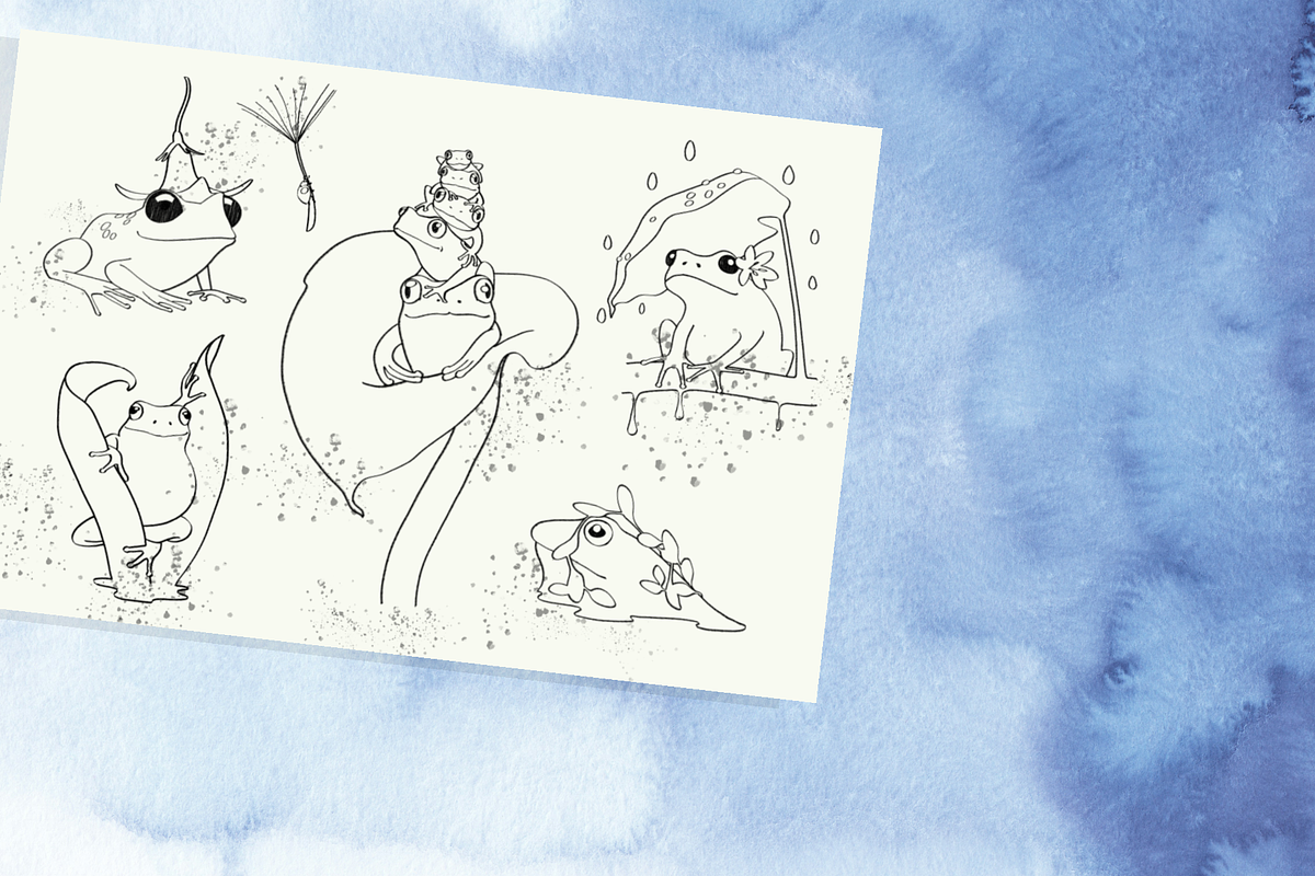 Frogs Illustration Bundle, an Animal Illustration by Little Gremlin (Photo 7 of 8)