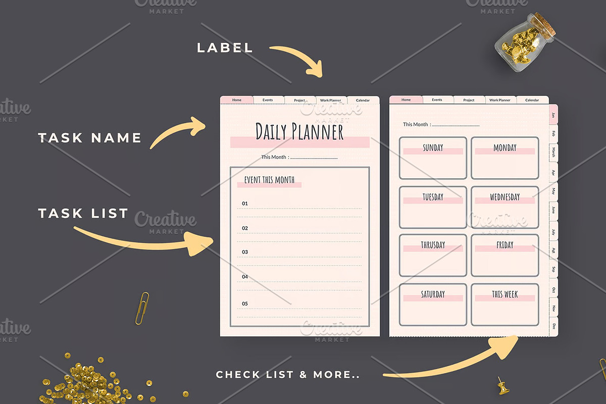 Student Planner Journal, a Magazine Template by Dimas Rizki Pratama (Photo 6 of 6)