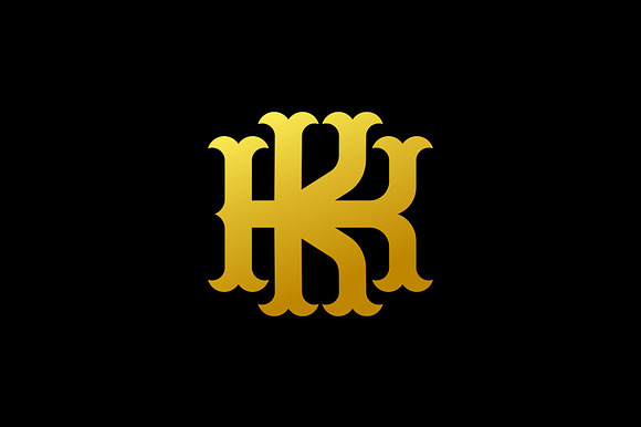 Monogram Letter KK Logo preview 2