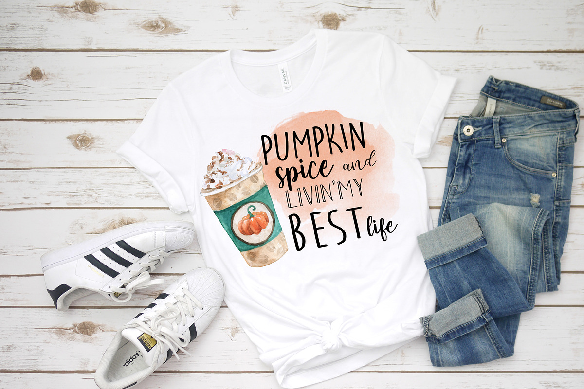 Pumpkin spice. Fall sublimation, an Illustration by EphrazyGraphics (Photo 3 of 5)