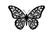 Butterfly Silhouette SVG Bundle, an Illustration by Gaye Art (Thumbnail 15 of 31)