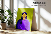 8 Textured ASIAN Women Illustrations, a Person Illustration by artdeone (Thumbnail 5 of 6)