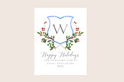 A Royal Holiday Watercolor Clipart, a Decorative Illustration by RhianAwni (Thumbnail 10 of 10)
