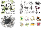 78 Various Flower Vector Mix, a Decorative Illustration by MDD Designs (Thumbnail 2 of 2)