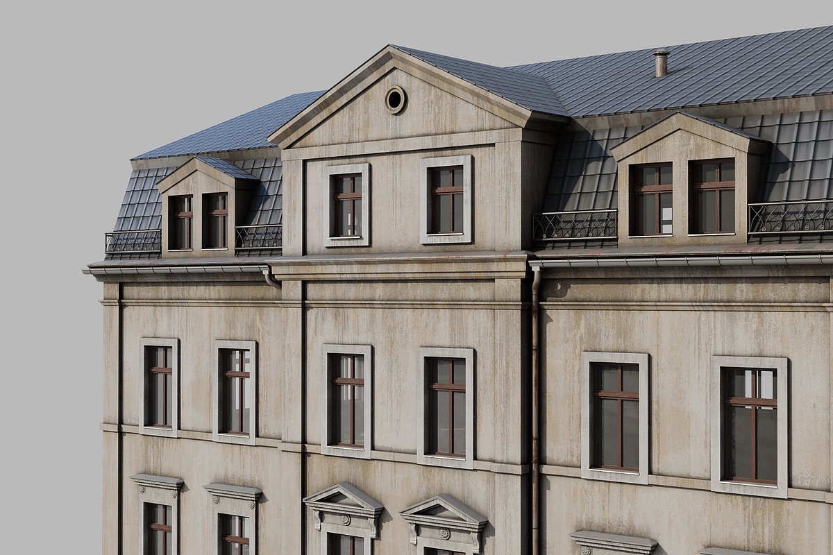 Classic building, an Architecture 3D Model by happy brush (Photo 4 of 12)