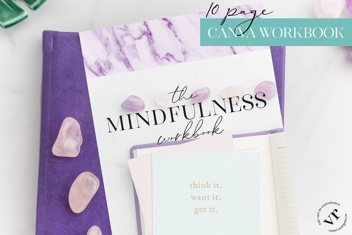 Mindfulness Canva Workbook Template, a Magazine Template by VanessaRyan.co (Photo 3 of 4)