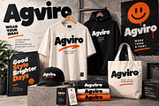 Agviro – Bold Rounded Display Font, a Script Font by Wow Magic (Thumbnail 4 of 5)