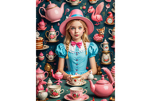 Children's Background, doll tea, a Holiday Photo by TatsianaSalauyova