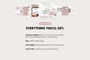 Canva Social Media Template Pink, a Social Media Template by Hayley's Digital Hub (Thumbnail 6 of 7)