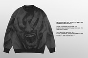 Realistic Knitted Crewneck Mockup 2, an Apparel Mockup by Uncentrifuged Pressure (Thumbnail 3 of 12)