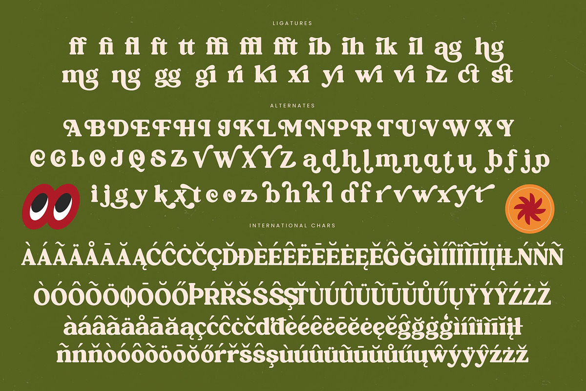 Hotdog Italian Bold Serif Font, a Serif Font by timelesstype.co (Photo 19 of 20)