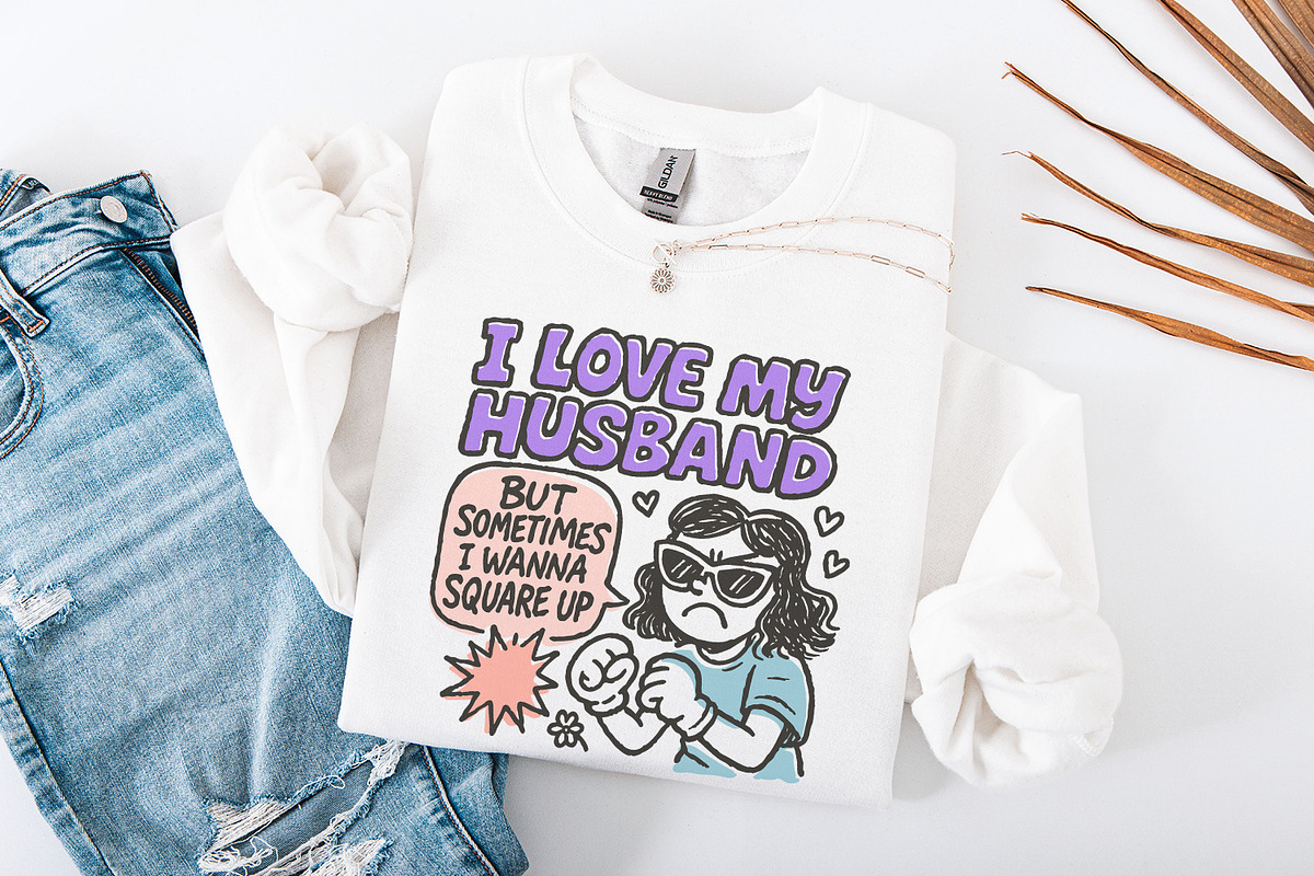 I Love My Husband But Sometimes I, an Illustration by SharpMarketplace (Photo 4 of 9)