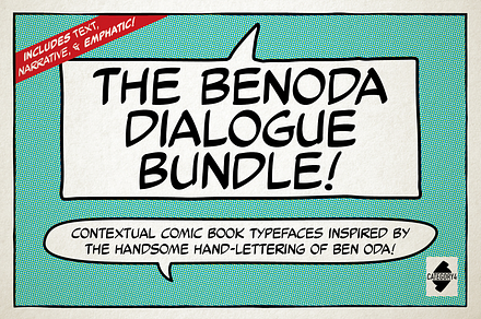 Benoda Dialogue Bundle, a Sans Serif Font by category4