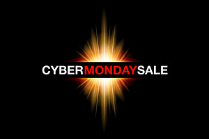 Cyber Monday Background Set