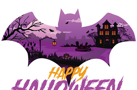 Halloween graveyard Scary Background