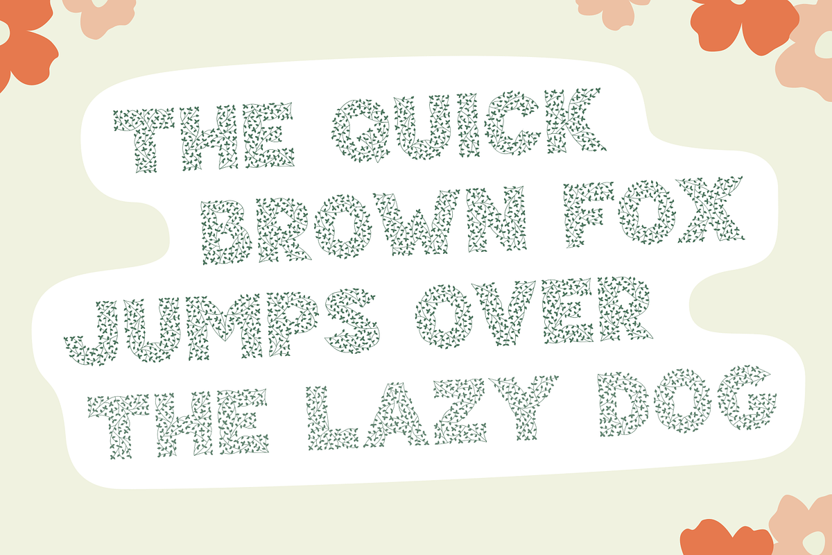 Herbaceous Border, a Font by Lauren Ashpole (Photo 4 of 7)