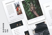 Ebook Template | PowerPoint, a Magazine Template by Blogger Kit Co. (Thumbnail 1 of 9)