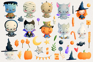 Halloween Meditation Clipart