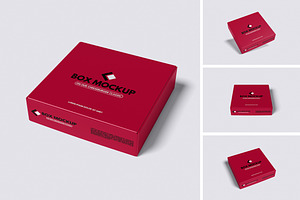 Box Mockup, a Packaging Mockup by Pikachudesign
