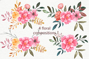 Floral Autumn. Watercolor collection, an Object Graphic by SaharaArt (Thumbnail 4 of 7)