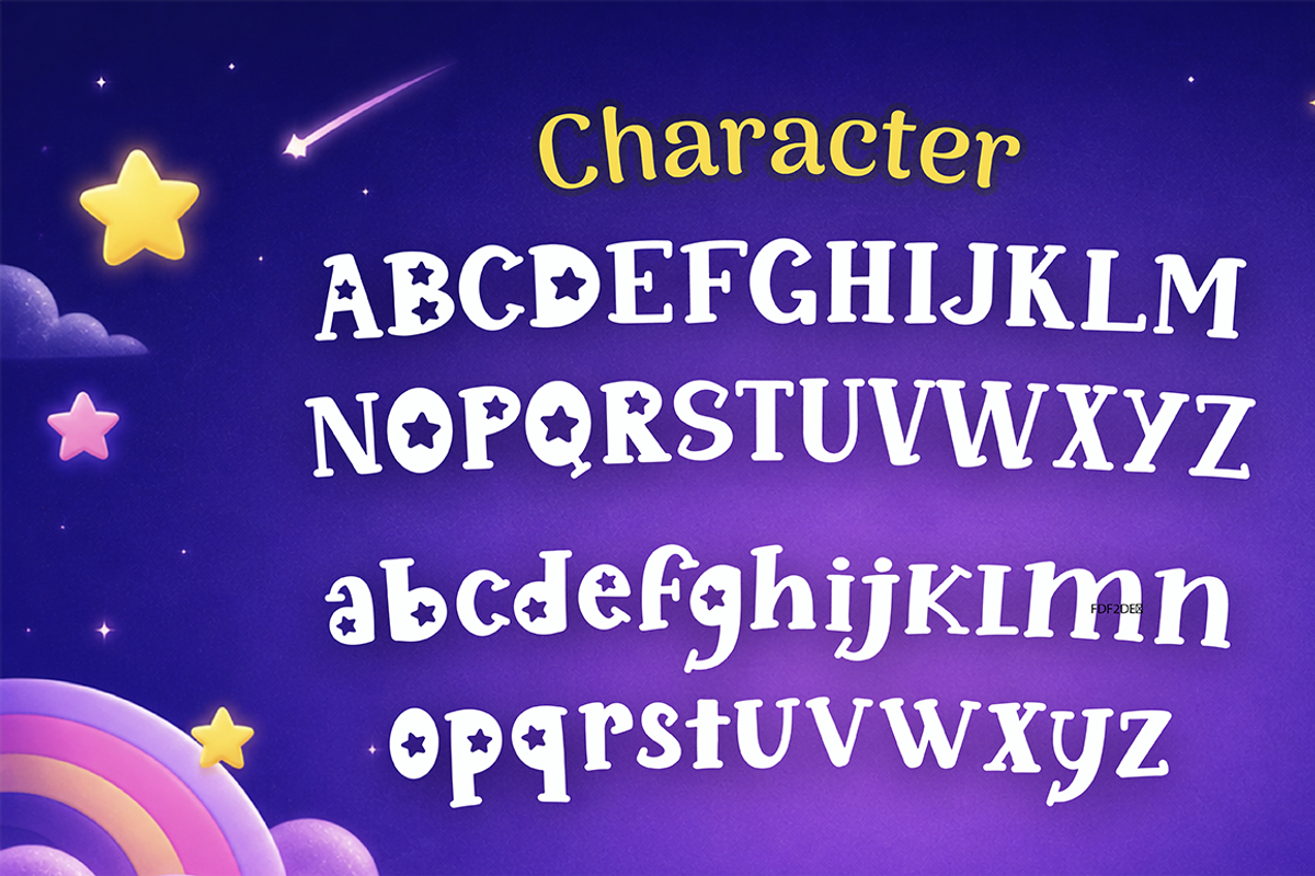 Violet Star - Playful Font, a Handwritten Font by Attype (Photo 4 of 7)