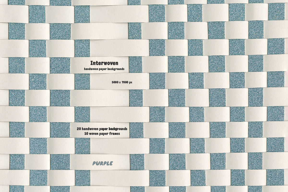 Interwoven Woven Paper Textures, a Texture Graphic by Purple (Photo 11 of 13)