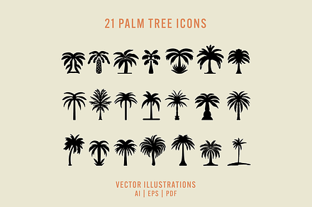 Palm Tree Icons