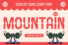 CS Mountain – Decorative Font