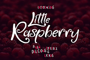 Little Raspberry Typeface+Extras, a Font by Yasir Ekinci (Thumbnail 1 of 10)