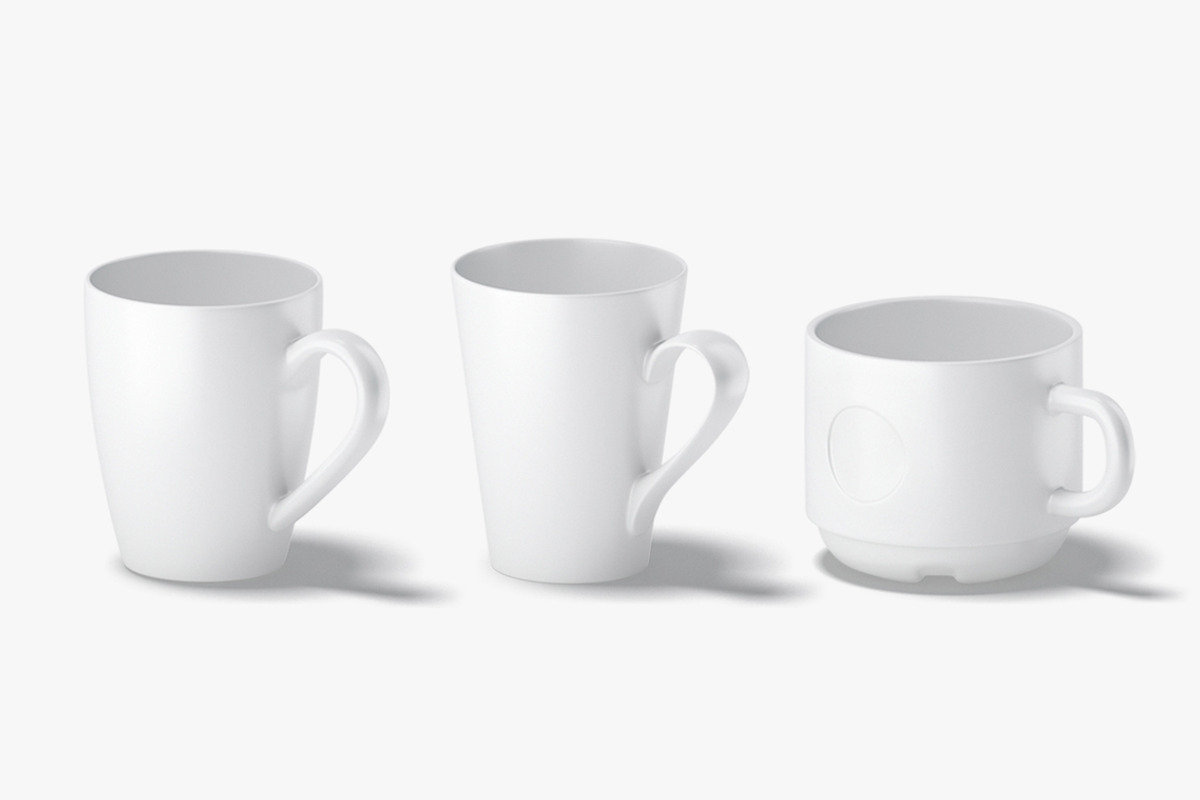 10 White Ceramic Cups 3D Model, an Object 3D Model by rebrandy (Photo 4 of 9)