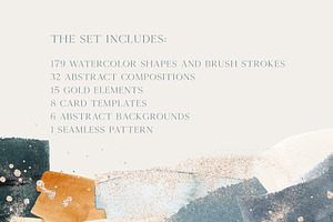 Watercolour Abstract Image Set