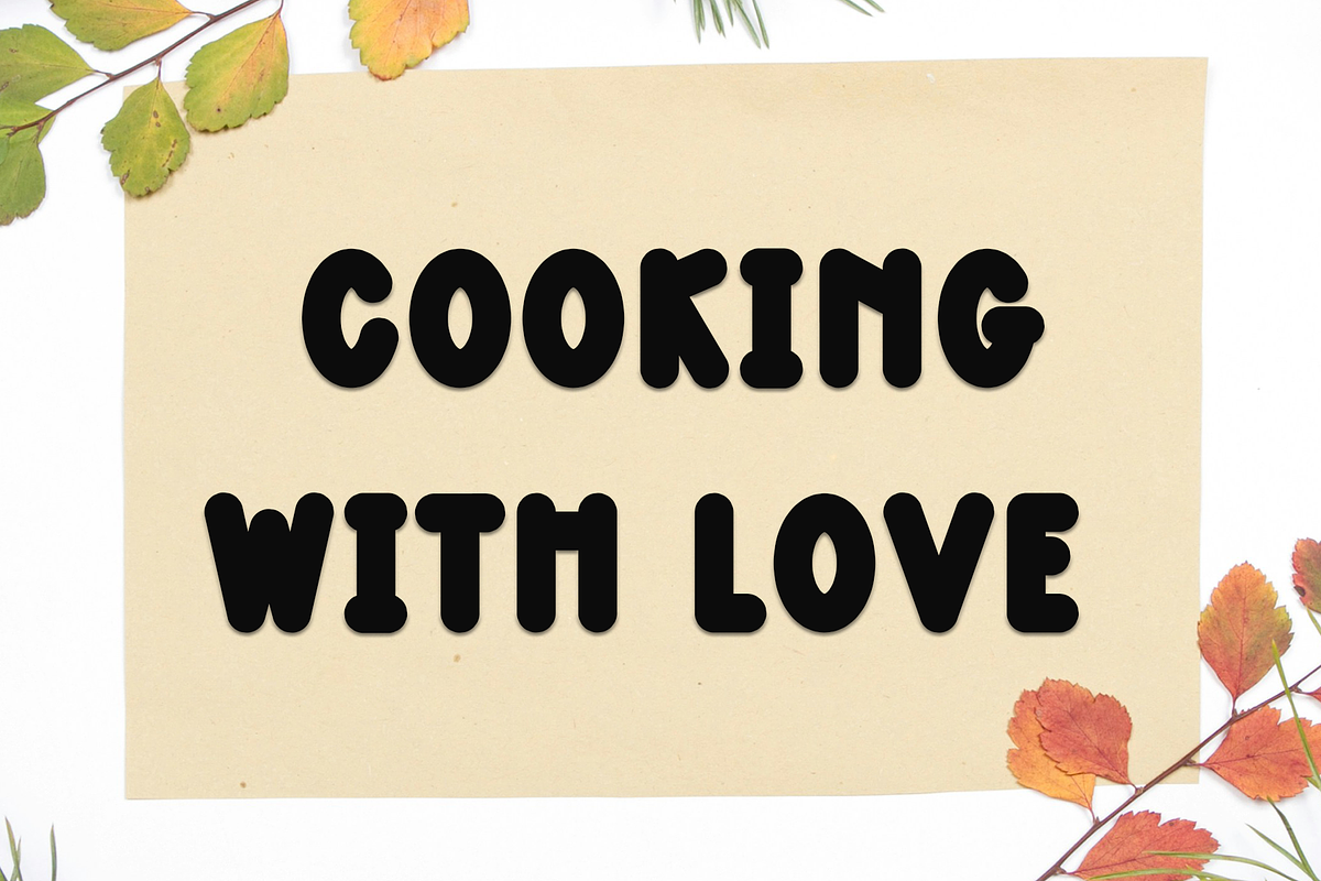 Donut, a Script Font by InermediaSTUDIO (Photo 6 of 7)