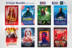 8 Mixed Flyer Bundle