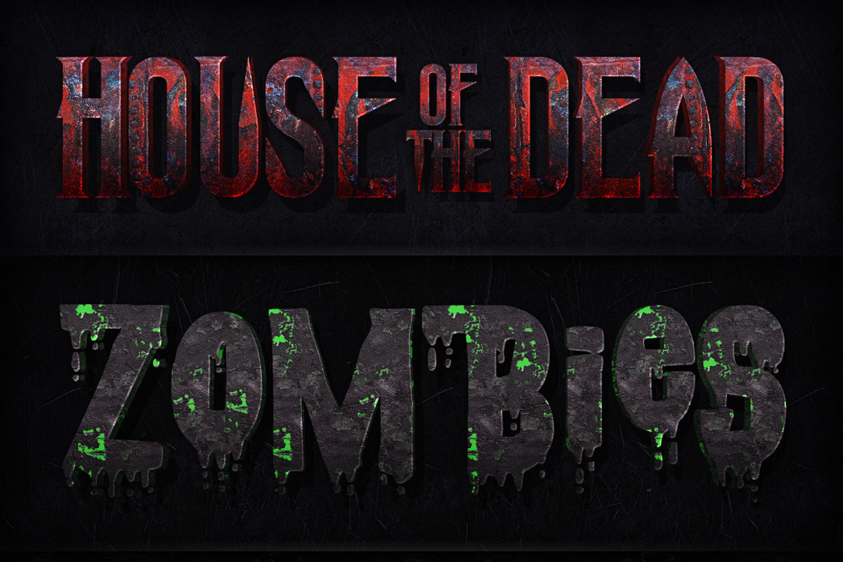Horror Movie 3D Text for Photoshop, a Layer Style Add-On by Creativenauts (Photo 5 of 5)