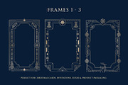 Christmas Borders & Frames Pack, an Object Graphic by DesignerCandies (Thumbnail 2 of 7)
