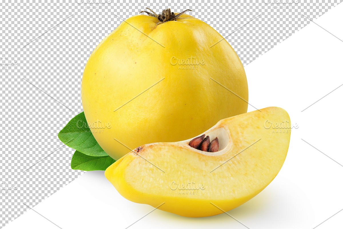 Cut quince fruits preview 2
