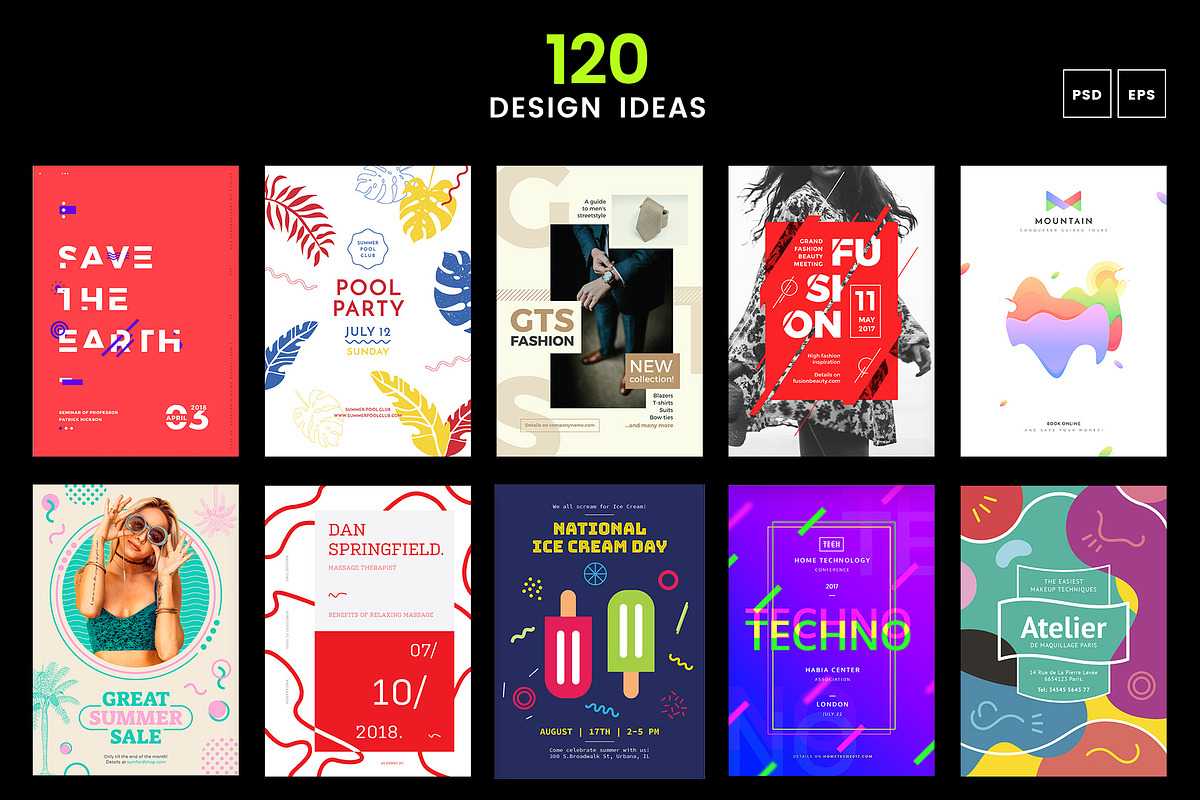 Flyer & Poster Template Bundle Sale, a Flyer Template by Amber Graphics (Photo 3 of 5)