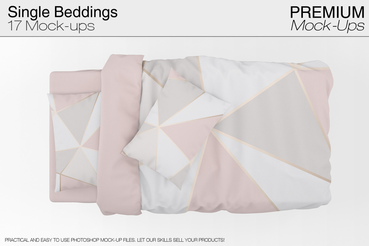 Bed Linens Bundle - 30 Mockups, an Apparel Mockup by mock-ups (Photo 4 of 35)