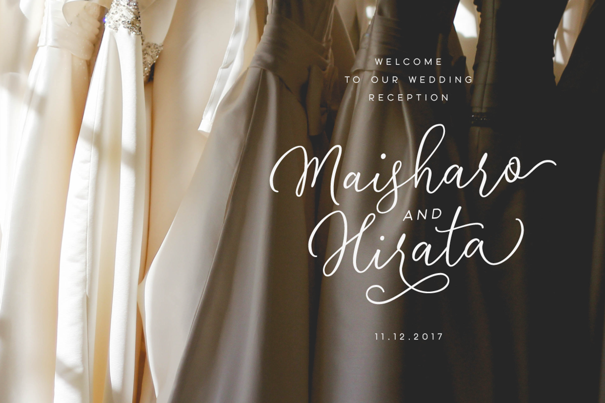 Meshitara Elegant Font preview 3