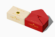 Envelope Gift Box Mockup, a Packaging Mockup by Unerispace (Thumbnail 4 of 5)