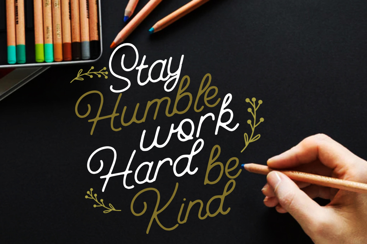 Nakytta Monoline Business Font preview 2