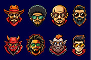 24 Character Mascots Bundle, an Illustration by Riswan Ratta (Thumbnail 2 of 4)