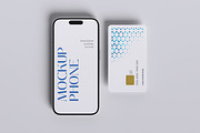 Phone with Credit Card Mockup, a Card Template by graphicstory (Thumbnail 2 of 9)