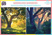Procreate Tree Stamps, a Brush Add-On by Cozy Brushery (Thumbnail 6 of 7)
