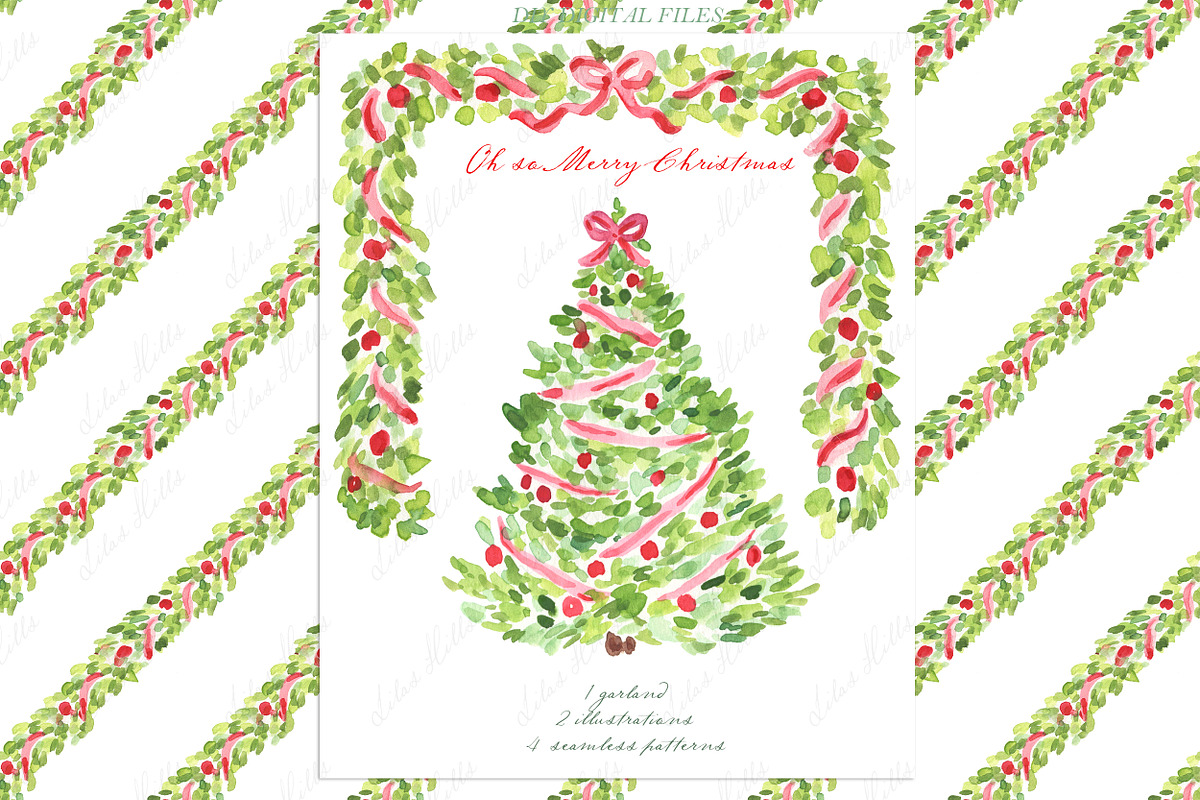 Oh So Merry Christmas Red White Bow, a Graphic by LABFcreations (Photo 3 of 7)
