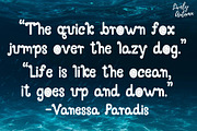 Ocean wave Font, a Symbol Font by LivelyAutumn11.11 (Thumbnail 4 of 4)
