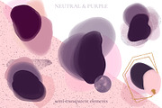 Neutral & Purple, a Texture Graphic by Salted Galaxy (Thumbnail 5 of 13)